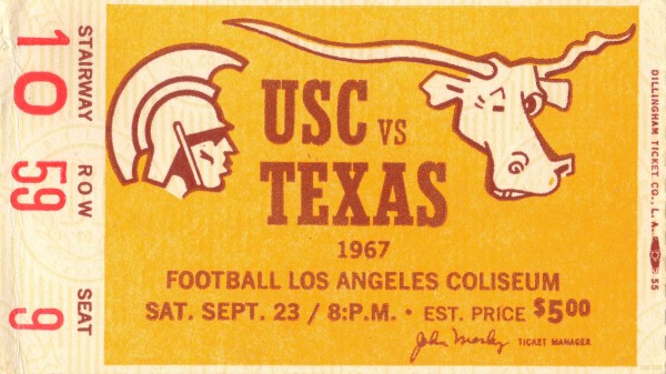 1967 USC vs. Texas  Print